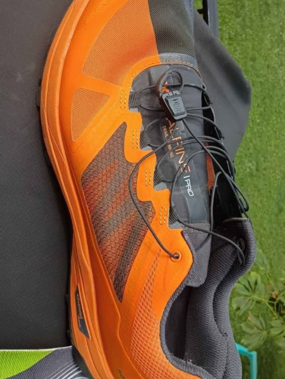 Size 13 Salomon XA Alpine Pro with high quality Sidas arch support inserts.